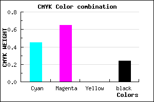#6B44C2 color CMYK mixer