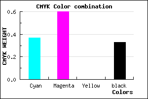 #6B45AB color CMYK mixer