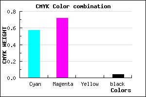 #6B45F6 color CMYK mixer