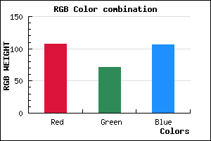 rgb background color #6B476A mixer