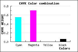 #6B47F0 color CMYK mixer