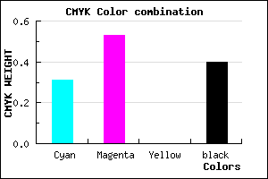 #6B489A color CMYK mixer