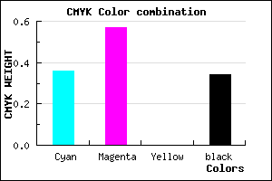 #6B48A8 color CMYK mixer