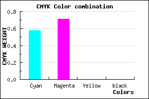 #6B49FF color CMYK mixer