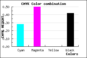 #6B4A94 color CMYK mixer