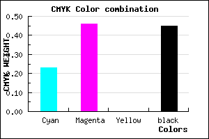 #6B4B8B color CMYK mixer