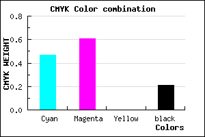 #6B4ECA color CMYK mixer