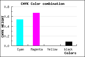 #6B4EEB color CMYK mixer