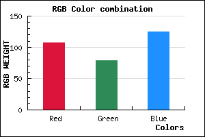 rgb background color #6B4F7D mixer
