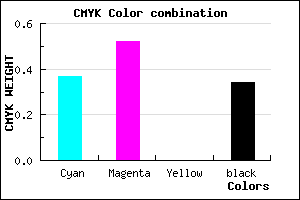 #6B51A9 color CMYK mixer