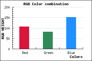 rgb background color #6B5298 mixer