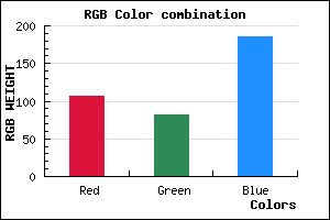 rgb background color #6B52BA mixer