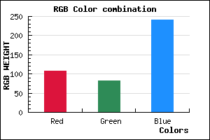 rgb background color #6B52F0 mixer