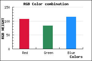 rgb background color #6B5373 mixer