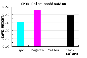 #6B549C color CMYK mixer