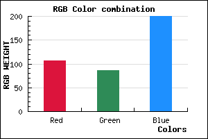 rgb background color #6B56C8 mixer