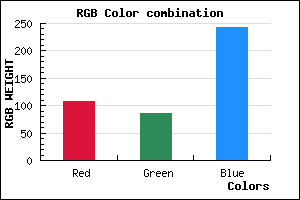 rgb background color #6B56F2 mixer