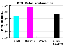 #6B57A3 color CMYK mixer