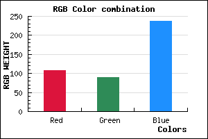 rgb background color #6B5AED mixer