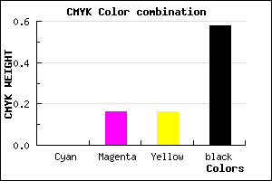 #6B5A5A color CMYK mixer