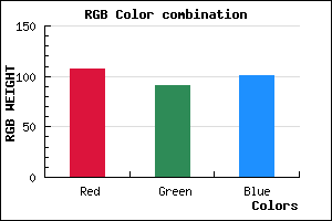 rgb background color #6B5B65 mixer