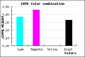 #6B5CAA color CMYK mixer