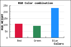 rgb background color #6B5CE6 mixer