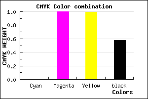 #6C0001 color CMYK mixer