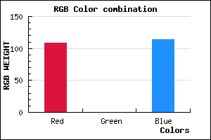 rgb background color #6C0072 mixer