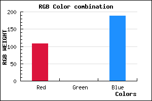 rgb background color #6C00BC mixer