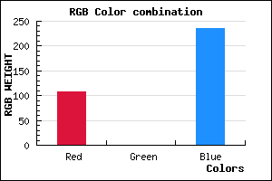 rgb background color #6C00EC mixer