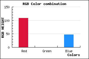 rgb background color #6C002F mixer