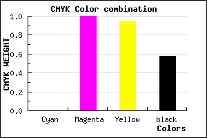 #6C0005 color CMYK mixer