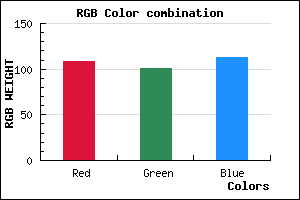 rgb background color #6C6571 mixer