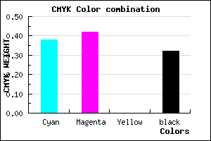 #6C65AD color CMYK mixer