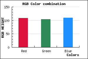 rgb background color #6C686E mixer