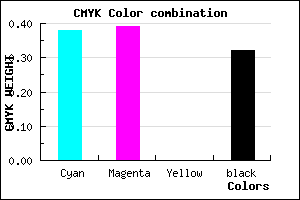 #6C6AAE color CMYK mixer