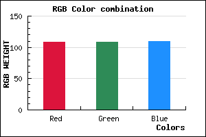 rgb background color #6C6C6D mixer