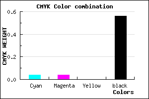 #6C6C70 color CMYK mixer