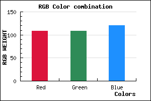 rgb background color #6C6C78 mixer