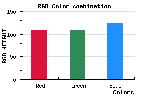 rgb background color #6C6C7C mixer