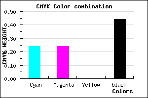#6C6C8F color CMYK mixer