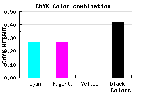 #6C6C93 color CMYK mixer
