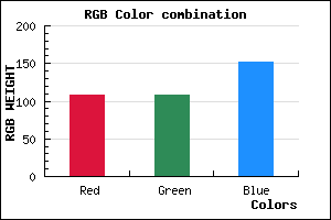 rgb background color #6C6C98 mixer