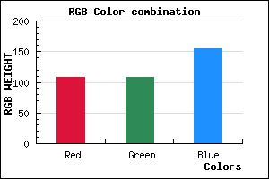 rgb background color #6C6C9B mixer
