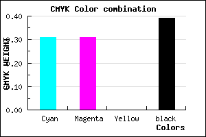 #6C6C9C color CMYK mixer