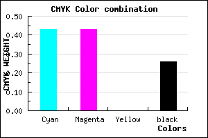#6C6CBC color CMYK mixer