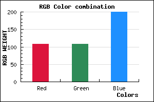 rgb background color #6C6CC8 mixer