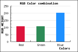 rgb background color #6C6CCA mixer