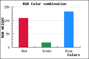 rgb background color #6C1285 mixer